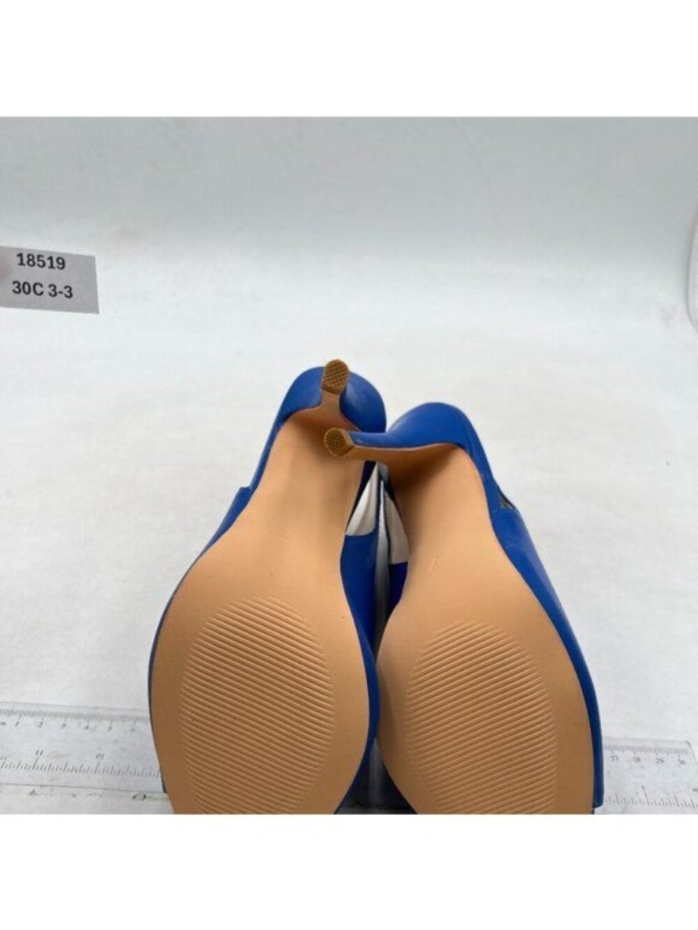 YDN Women's Chic Slingback Peep Toe Stiletto High Heel Sandals Ankle Boots Blue - Picture 7 of 8